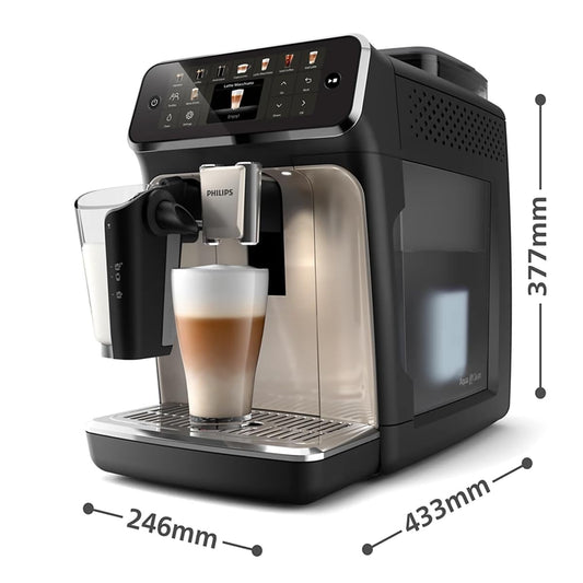 Philips 5500 series LatteGo EP5547/90 Macchina caffè automatica, 20 bevande, cappuccinatore, 1.8 L, macine in ceramica (Philips EP5547/90 coffee maker Fully-a)