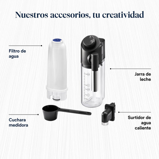 De'Longhi Magnifica Evo Cafetera Superatomática para Café y Cappuccino, ECAM292.81.B, Sistema LatteCrema, 7 Recetas, Negra