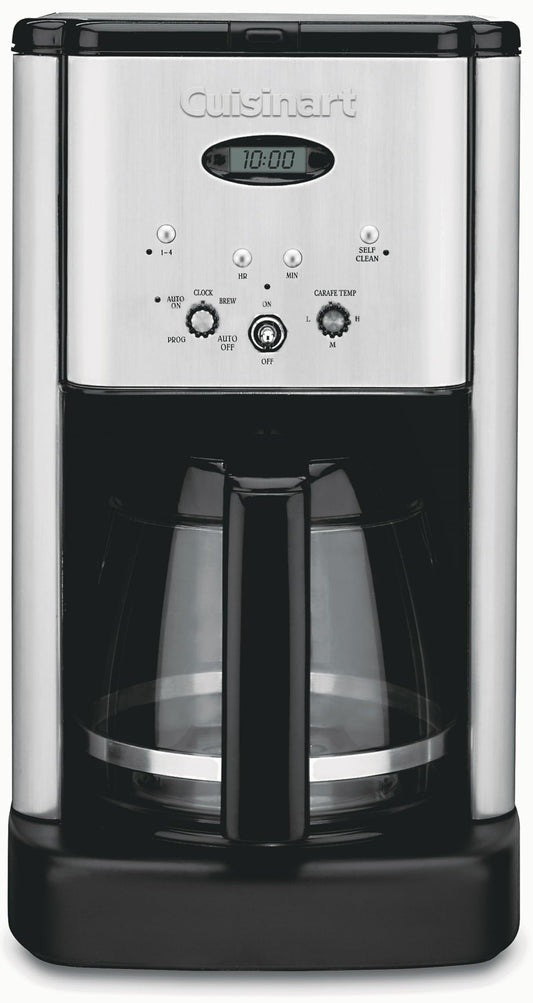 Cuisinart DCC-1200P1 Brew Central Cafetera programable de 12 tazas, jarra, cromo cepillado